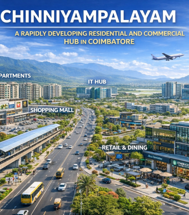 CHINNIYAMPALAYAM – A RAPIDLY DEVELOPING RESIDENTIAL AND COMMERCIAL HUB IN COIMBATORE 